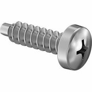 BSC PREFERRED 18-8 Stainless Steel Phillips Rounded Head Drilling Screws for Metal No. 8 Screw Size 5/8 L, 25PK 90415A282